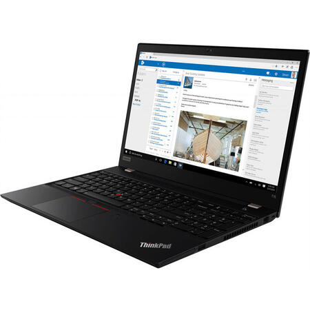 Laptop Lenovo 15.6'' ThinkPad T15 Gen 1, FHD, Intel Core i7-10510U, 16GB DDR4, 256GB SSD, GMA UHD, Win 10 Pro, Black