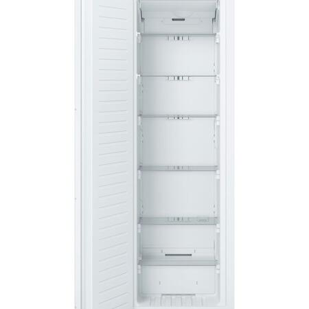 Congelator încorporabil Bosch GIN81AEF0, NoFrost, 211 L, 5 sertare, Display, Alarmă sonoră, H 177 cm, Clasa F