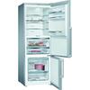 Combină frigorifică Bosch KGF56PIDP, NoFrost, 480 L, TouchControl, Home Connect, Suport sticle, Clasa D, H 193 cm, Inox