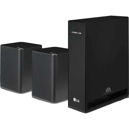 Kit pentru soundbar LG SPK8-S, 140W, Surround, Conectare Wireles, negru