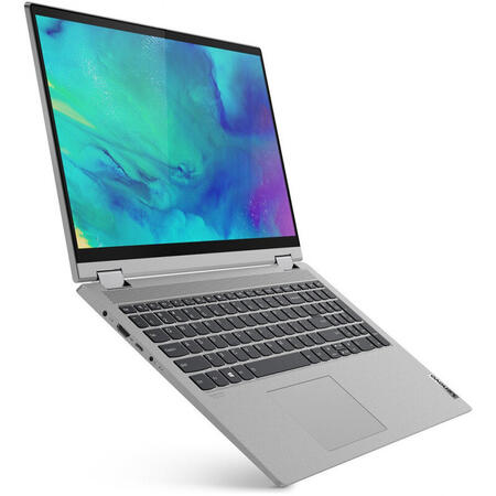 Ultrabook Lenovo 15.6'' IdeaPad Flex 5 15IIL05, UHD IPS Touch, Intel Core i5-1035G1, 8GB DDR4, 512GB SSD, GMA UHD, Win 10 Home, Platinum Grey