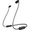 Sony Casti WIC200B, Bluetooth, In-Ear, Microfon,Autonomie baterie 15 ore, Negru