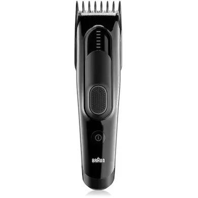 Aparat de tuns electric Braun Hair Clipper HC5050, 17 setari de reglare a lungimii, Negru