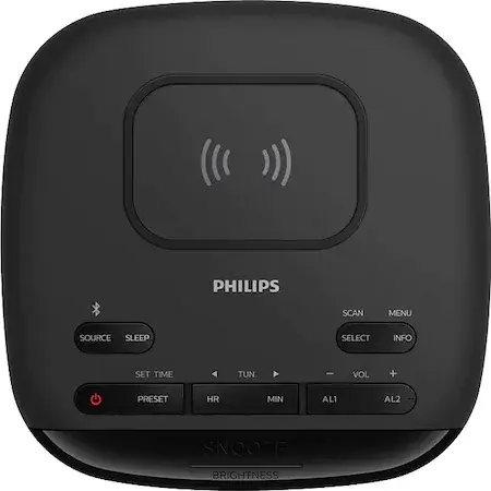 Radio cu ceas Philips TAR7705/10, Bluetooth, DAB, FM