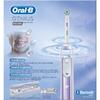 Periuta de dinti electrica Oral-B Genius 10, Smartring, 6 programe, 4 capete, Bluetooth, Li-ion, Trusa de calatorie, Mov