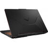 Laptop ASUS Gaming 15.6'' ASUS TUF F15 FX506LU, FHD 144Hz, Intel Core i7-10870H, 8GB DDR4, 1TB + 256GB SSD, GeForce GTX 1660 Ti 6GB, No OS, Bonfire Black