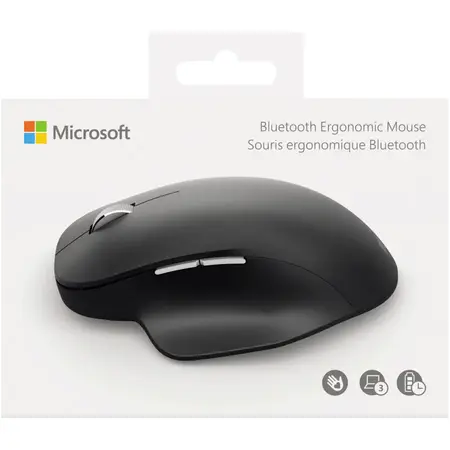 Mouse wireless Microsoft Bluetooth Ergonomic, Negru
