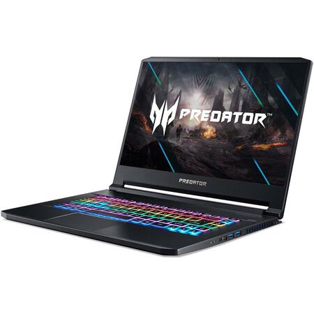 Laptop Gaming Acer Predator Triton 500 PT515-52 cu procesor Intel Core i7-10750H pana la 5.00 GHz, 15.6", Full HD, 144Hz, 32GB, 1TB SSD, NVIDIA GeForce RTX 2080 Super 8GB, Windows 10 Home, Black