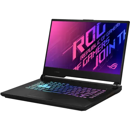 Laptop Gaming ASUS ROG Strix G15 cu procesor Intel® Core™ i7-10870H pana la 5.0GHz, 15.6" Full HD, 8GB, 512GB SSD, NVIDIA® GeForce RTX™ 2060 6GB, FreeDOS, Original Black