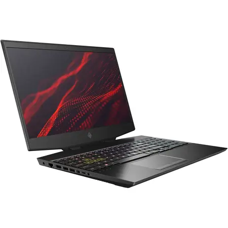 Laptop Gaming OMEN by HP 15-dh1003nq cu procesor Intel® Core™ i7-10750H pana la 5.00 GHz, 15.6", Full HD, 144Hz, 16GB, 512GB SSD, NVIDIA® GeForce RTX™ 2060 6GB, Free Dos, Black