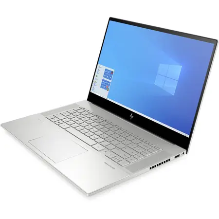 Laptop HP ENVY 15-ep0009nq cu prrocesor Intel® Core™ i7-10750H pana la 5.00 GHz, 15.6", Full HD, 16GB, 512GB SSD, NVIDIA® GeForce® GTX 1660 Ti Max-Q GB, Windows 10 Pro, Natural Silver