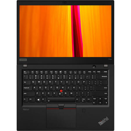 Laptop Lenovo 14'' ThinkPad T14s Gen 1, FHD Touch, Intel Core i7-10510U, 16GB DDR4, 512GB SSD, GMA UHD, 4G LTE, Win 10 Pro, Black
