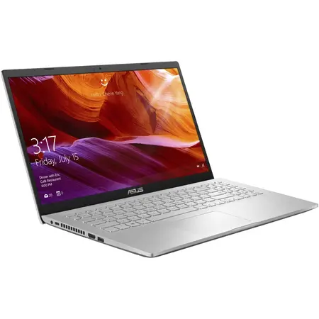 Laptop ASUS X509JA, 15.6" FHD, Intel Core i3-1005G1,  8GB, 256GB SSD, Intel UHD Graphics, FreeDOS, Transparent Silver