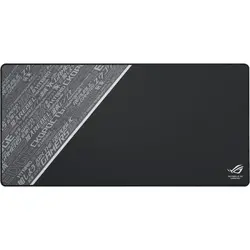 Mousepad gaming ASUS ROG Sheath BLK LTD, dimensiuni foarte mari, baza cauciucata, cusaturi anti-rupere, Negru/Gri