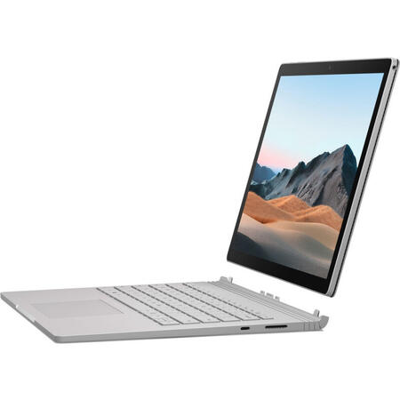 Ultrabook Microsoft 13.5'' Surface Book 3, PixelSense Touch, Intel Core i5-1035G7, 8GB DDR4, 256GB SSD, Intel Iris Plus, Win 10 Home, Platinum