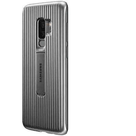 Husa de protectie Samsung Protective Standing pentru Galaxy S9 Plus, Silver