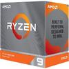 AMD Procesor Desktop Ryzen 9 3900XT (4.7GHz Max Boost, 12C/24T, 70MB,105W,AM4) box