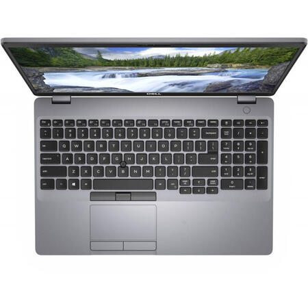 Laptop DELL 15.6'' Latitude 5510 (seria 5000), FHD, Intel Core i7-10610U, 16GB DDR4, 512GB SSD, GMA UHD, Linux, Grey