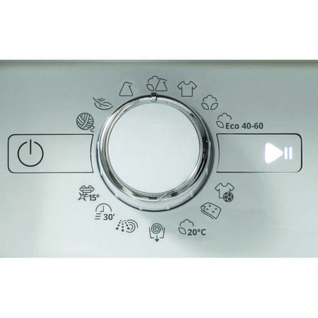 Masina de spalat rufe incorporabila Whirlpool BI WMWG 81484E EU, 6th Sense, 8 kg, 1400 rpm, Clasa A+++, Inverter, Display digital, Alb