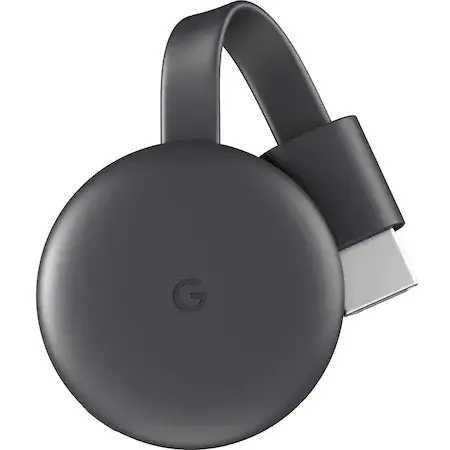 Bundle Google Chromecast 3 + Google Nest mini generatia 2, negru
