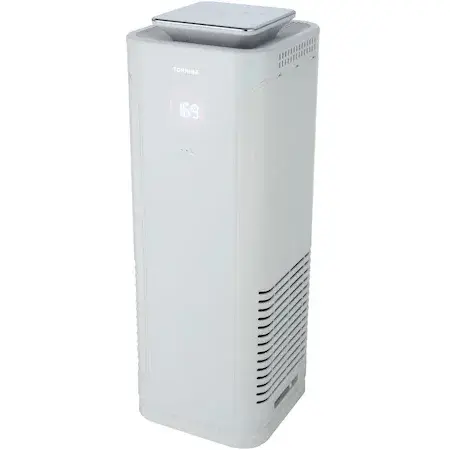 Purificator de aer Toshiba CAF-X83XPL, debit maxim de purificare 500mc/h, 3 nivele de filtrare, 60 m2, alb