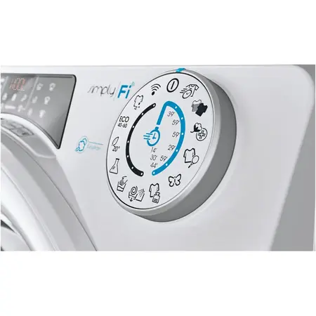 Masina de spalat rufe Candy RO 1284DWME/1-S, 8 kg, 1200 rpm, 16 programe, Wi-Fi + Bluetooth, Clasa A, Alb