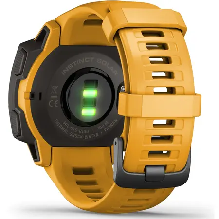 Ceas smartwatch Garmin Instinct Solar, GPS, Sunburst