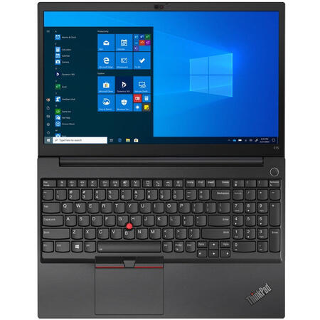 Laptop Lenovo 15.6'' ThinkPad E15 Gen 2, FHD, Intel Core i7-1165G7, 16GB DDR4, 512GB SSD, GeForce MX450 2GB, Win 10 Pro, Black