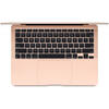 Laptop Apple 13.3'' MacBook Air 13 with Retina True Tone, Apple M1 chip (8-core CPU), 8GB, 256GB SSD, Apple M1 7-core GPU, macOS Big Sur, Gold, INT keyboard