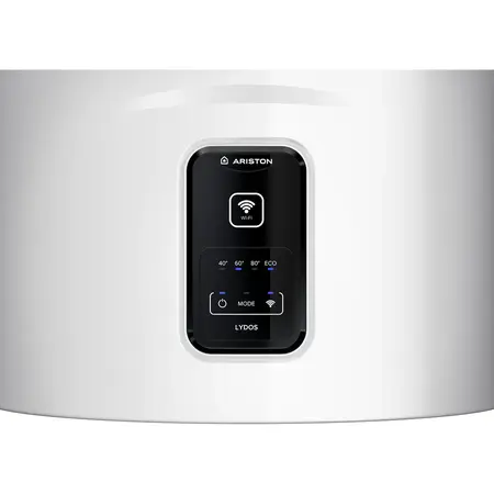 Boiler electric Ariston Lydos Wi-Fi 100L, 1800 W, conectivitate internet, rezervor emailat cu Titan