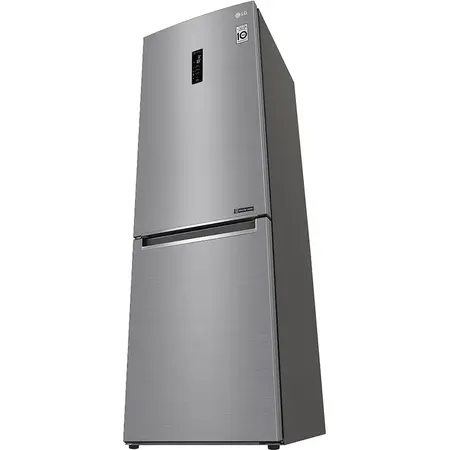 Combina frigorifica LG GBB61PZHMN, 341 l, Clasa E, No Frost, WiFi, H 186 cm, Argintiu