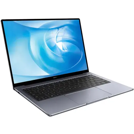 Laptop ultraportabil Huawei MateBook 14 cu procesor AMD Ryzen 5 4600H pana la 4.00 GHz, 14", 2K, 8GB, 256GB SSD, AMD Radeon Graphics, Windows 10 Home, Gray