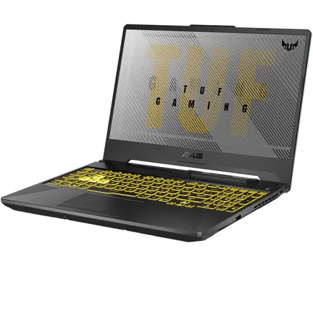 Laptop Gaming ASUS TUF F15 FX506LU cu procesor Intel® Core™ i7-10870H pana la 5.00 GHz, 15.6", Full HD, 144Hz, 16GB, 512GB SSD, NVIDIA® GeForce® GTX 1660Ti 6GB, Free DOS, Fortress Gray