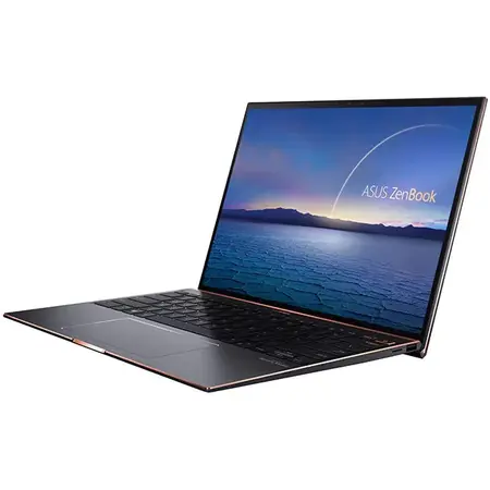 Laptop ultraportabil ASUS Zenbook S UX393EA cu procesor Intel® Core™ i7-1165G7 pana la 4.70 GHz, 13.9", Full HD, 8GB, 512GB SSD, Intel® Iris Xe Graphics, Windows 10 Home, Jade Black