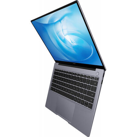 Laptop ultraportabil Huawei MateBook 14 cu procesor AMD Ryzen 5 4600H pana la 4.00 GHz, 14", 2K, 16GB, 512GB SSD, AMD Radeon Graphics, Windows 10 Home, Gray