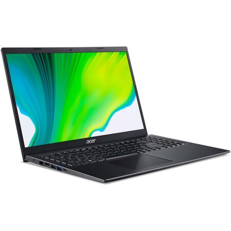 Laptop Acer Aspire 5 A515-56 cu procesor Intel® Core™ i5-1135G7 pana la 4.20 GHz, 15.6", Full HD, 16GB, 512GB SSD, Intel Iris Xe Graphics, No OS, Charcoal Black