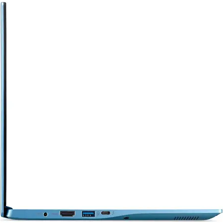 Laptop ultraportabil Acer Swift 3 SF314-57G cu procesor Intel®Core™ i5-1035G1 pana la 3.60 GHz, 14", Full HD, 8GB, 512GB SSD, NVIDIA® GeForce® MX350 2GB, Windows 10 Home, Blue