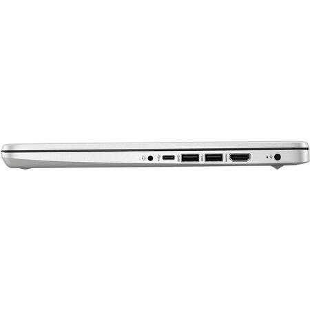 Laptop ultraportabil HP 14s-dq2008nq cu procesor Intel® Core™ i5-1135G7 pana la 4.20 GHz, 14", Full HD, 8GB, 256GB SSD, Intel Iris XE Graphics, Windows 10 Home, Natural Silver