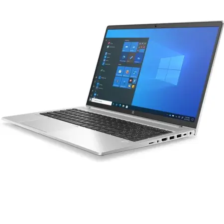 Laptop HP 450 G8 cu procesor Intel Core i5-1135G7 pana la 4.20 GHz, 15.6", Full HD, 8GB, 256GB SSD, Intel® Iris® Xe Graphics, Windows 10 Pro, Silver