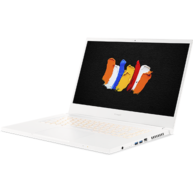 Laptop Acer ConceptD 3 CN315-72G cu procesor Intel® Core™ i5-10300H pana la 4.50 GHz, 15.6", Full HD, 8GB, 512GB SSD, NVIDIA® GeForce® GTX 1650Ti 4GB, Windows 10 Pro, White