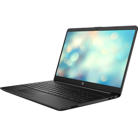 Laptop HP 15-dw1017nq cu procesor Intel Pentium Silver N5030 pana la 3.10 GHz Quad Core, 15.6", Full HD, 4GB, 256GB SSD, Intel UHD Graphics, Free DOS, Jet Black