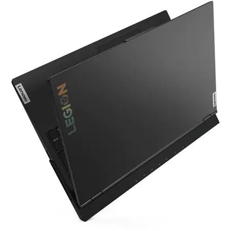 Laptop Gaming Lenovo Legion 5 15ARH05 cu procesor AMD Ryzen 5 4600H pana la 4.00 GHz, 15.6", Full HD, 8GB, 512GB SSD, NVIDIA GeForce GTX 1650 4GB, Free  DOS, Phantom Black