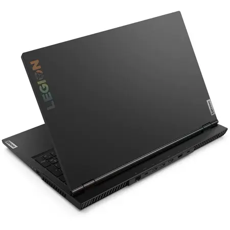 Laptop Gaming Lenovo Legion 5 15ARH05 cu procesor AMD Ryzen 5 4600H pana la 4.00 GHz, 15.6", Full HD, 8GB, 512GB SSD, NVIDIA GeForce GTX 1650Ti 4GB, Free  DOS, Phantom Black