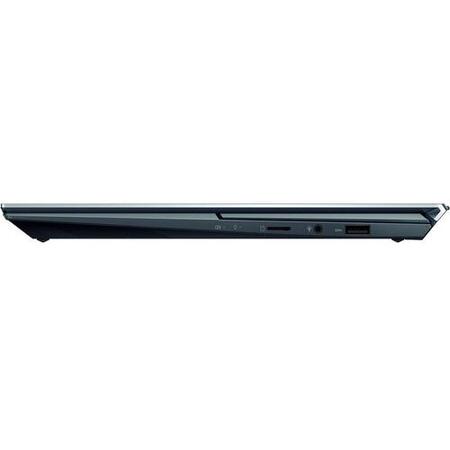 Laptop ultraportabil ASUS ZenBook Duo 14 UX482EA cu procesor Intel® Core™ i7-1165G7 pana la 4.70 GHz, 14", Full HD, Touch, 16GB, 512GB SSD, Intel® Iris Xe Graphics, Windows 10 Pro, Celestial Blue