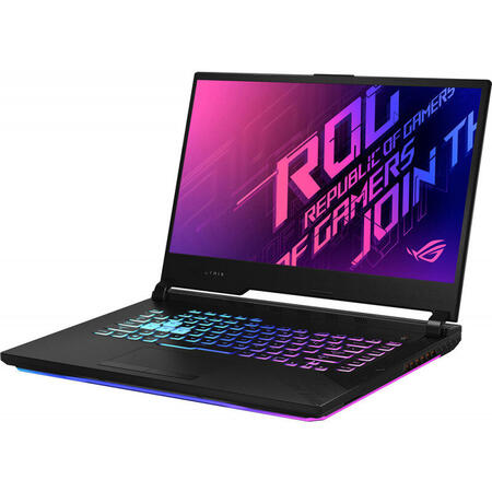 Laptop ASUS Gaming 15.6'' ROG Strix G15 G512LWS, FHD 240Hz, Intel Core i7-10875H, 32GB DDR4, 2x 512GB SSD, GeForce RTX 2070 SUPER 8GB, Win 10 Home, Black