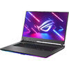 Laptop ASUS Gaming 17.3'' ROG Strix G17 G713QR, FHD 300Hz, AMD Ryzen 7 5800H, 16GB DDR4, 1TB SSD, GeForce RTX 3070 8GB, No OS, Eclipse Gray