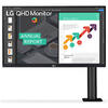 Monitor LED LG 27QN880-B 27 inch 5 ms Negru USB-C FreeSync 75 Hz
