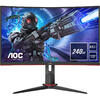 Monitor LED AOC Gaming C27G2ZE/BK Curbat 27 inch 0.5 ms Negru FreeSync Premium 240 Hz