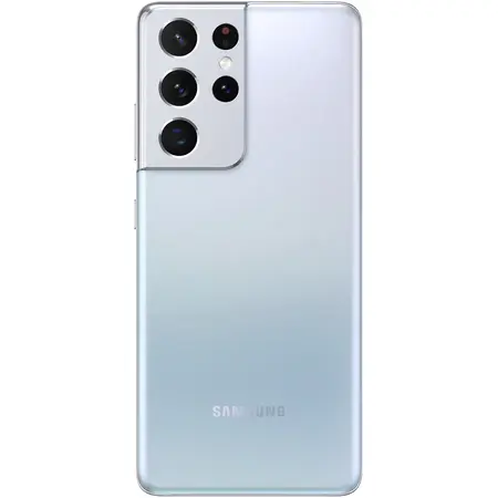 Telefon mobil Samsung Galaxy S21 Ultra, Dual SIM, 256GB, 12GB RAM, 5G, Phantom Silver