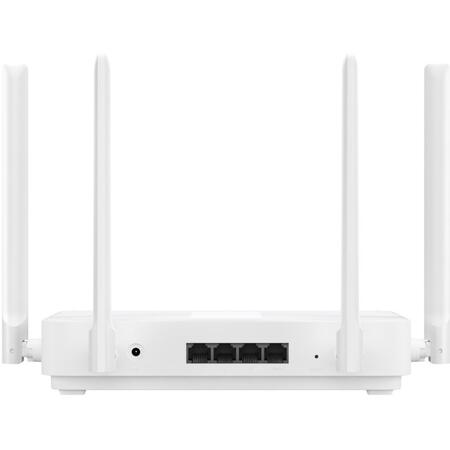 Router Wireless Mi Router AX1800, Wi-Fi 6, Alb- procesor quad-core 1.2G + single-core 1.5G, banda duala cu platforme OFDMA, MU-MIMO